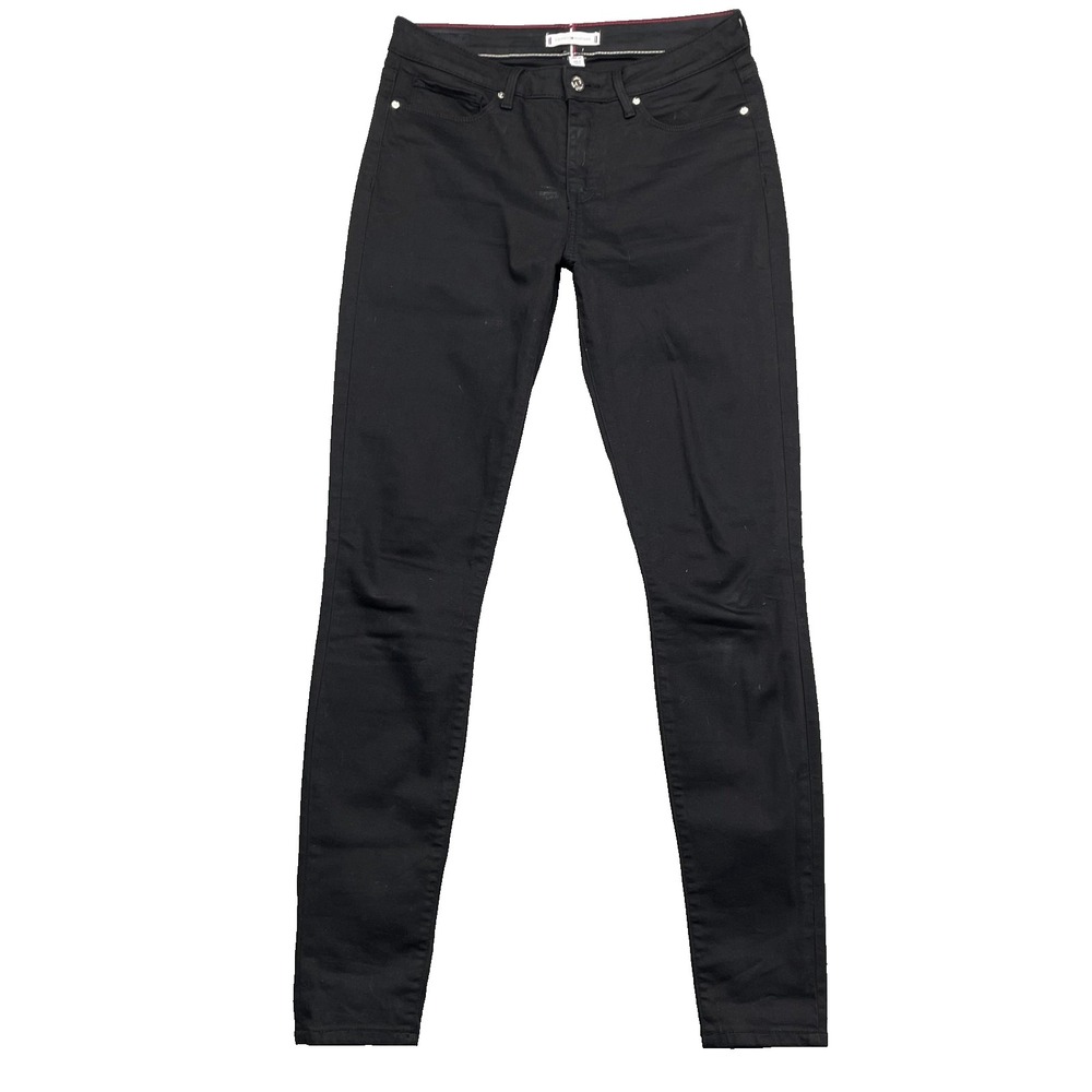 Tommy Hilfiger Como Skinny Jeans Men's 29x31* Black Indie Preppy Academia Modern
